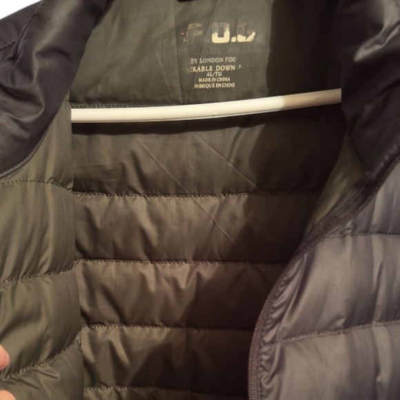 Men's London Fog Packable Puffer Jacket 90/10 Down XL - Picture 3 of 4